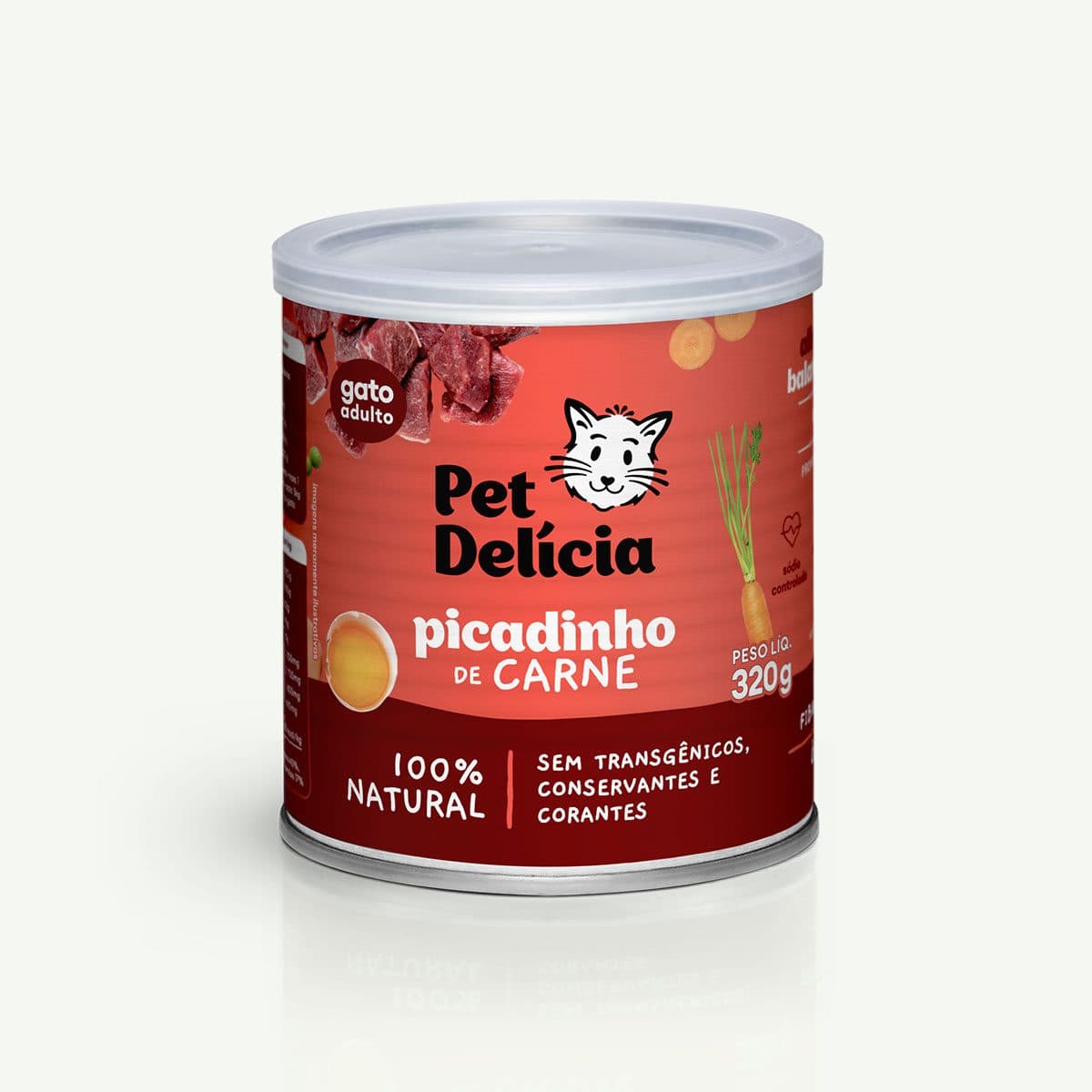PET DELICIA PICADINHO DE CARNE 320GRS (GATO)