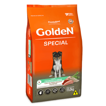 GOLDEN SPECIAL FILHOTE PEQ. PORTE 15KG