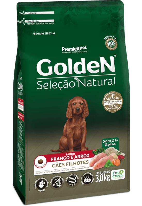 GOLDEN SEL.NATURAL CAO FILHOTE MB 10.1KG
