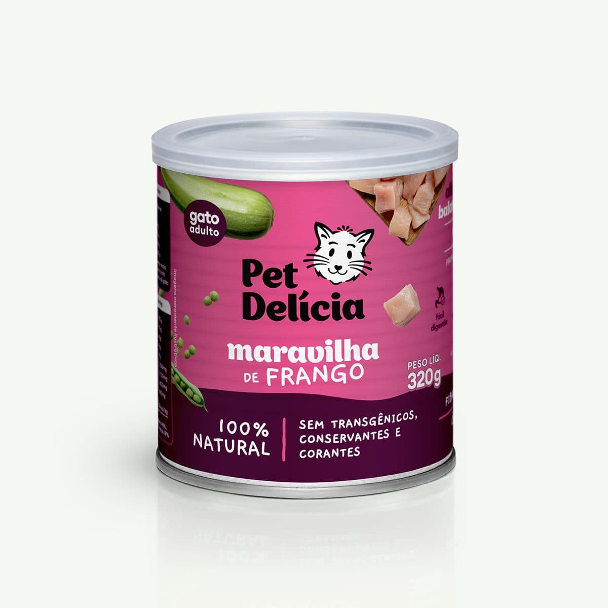 PET DELICIA MARAVILHA DE FRANGO 110GRS (GATO)
