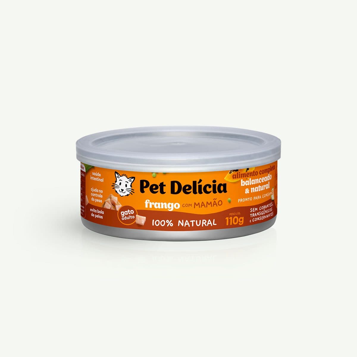 PET DELICIA FRANGO C/MAMÃO 110GRS (GATO)