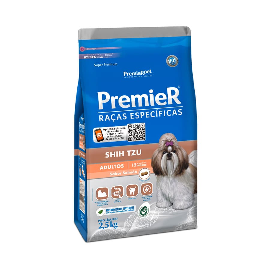 PREMIER SHIH TZU ADULTO SALMÃO 2.5KG