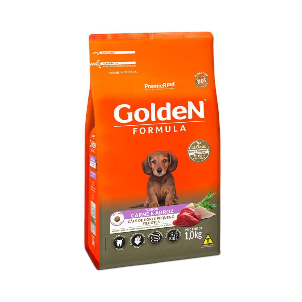 GOLDEN FILHOTE CARNE MB 1KG