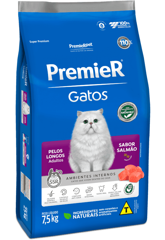 PREMIER GATO AD.P/LONG SALM 500GRS