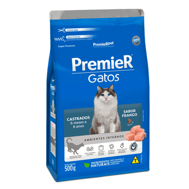 PREMIER GATO CASTR. 6 MESES A 6 ANOS 500GRS