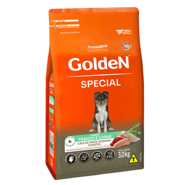 GOLDEN SPECIAL FILHOTE PEQ. PORTE 3KG