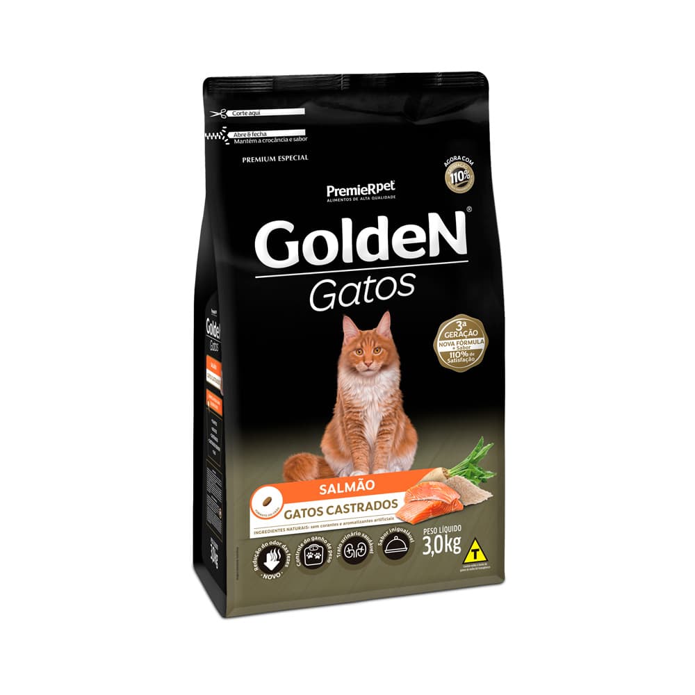 GOLDEN GATOS AD.CAST. SALMAO 3KG