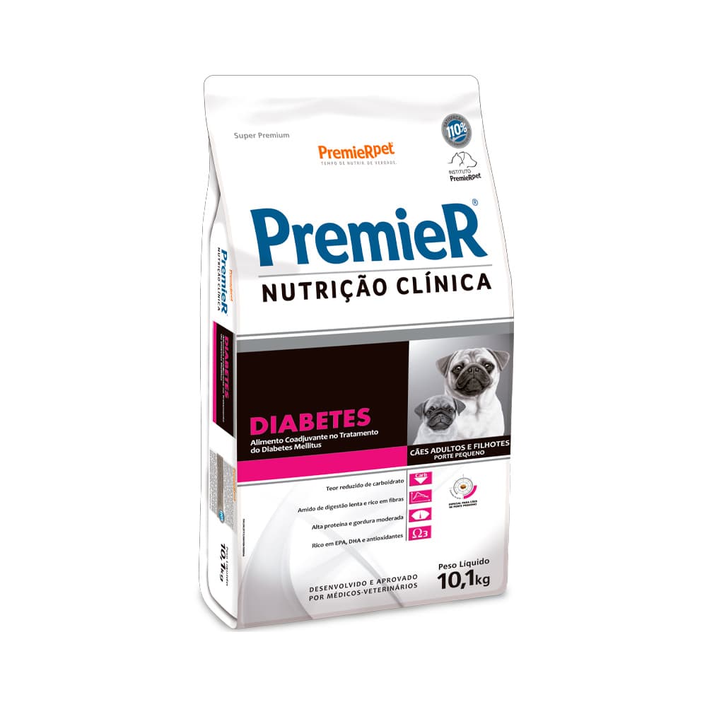 PREMIER NUTR.CÃO DIABETES PEQ PORTE 10.1KG