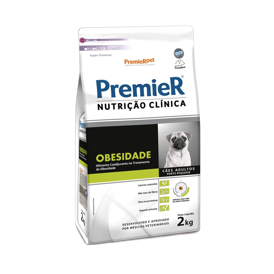 PREMIER NUTR.CÃO OBESIDADE PEQ.PO 2KG