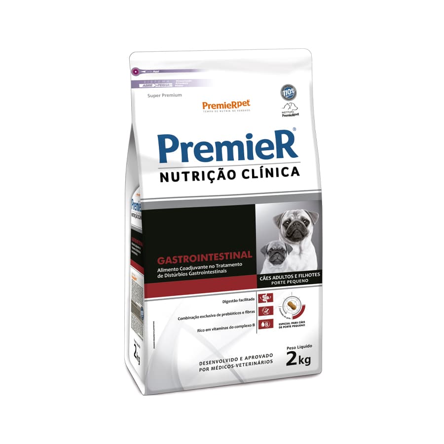 PREMIER NUTR.CÃO GASTROINTESTINAL PEQ.POR 2KG