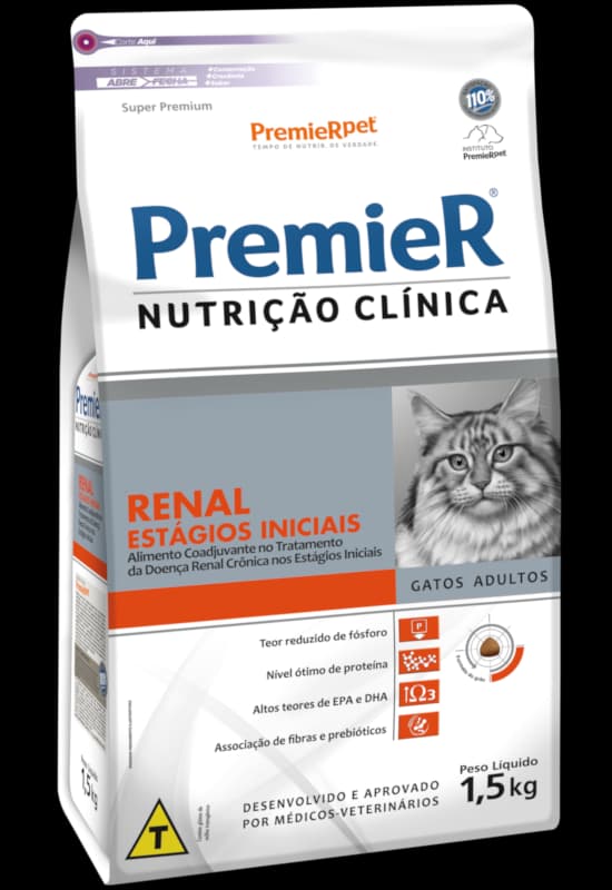 PREMIER NUTR.GATO RENAL ESTAG. INICIAIS 1.5KG