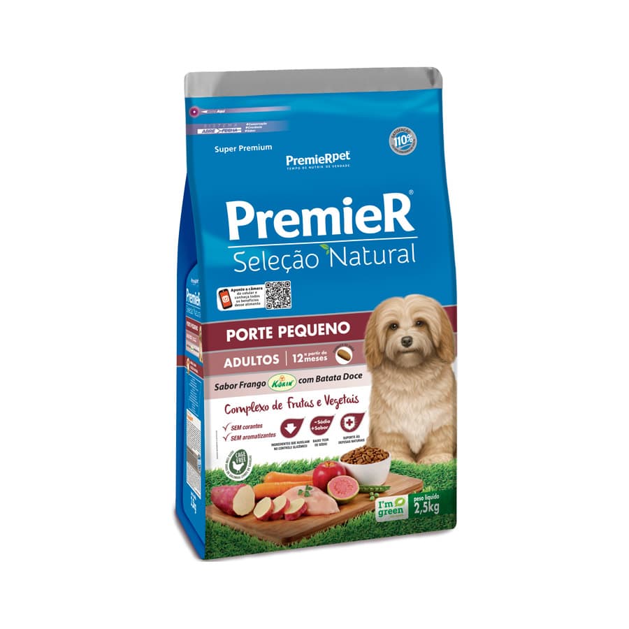PREMIER SEL.NAT.CAO AD.R.PEQ.B.DOCE 2.5KG