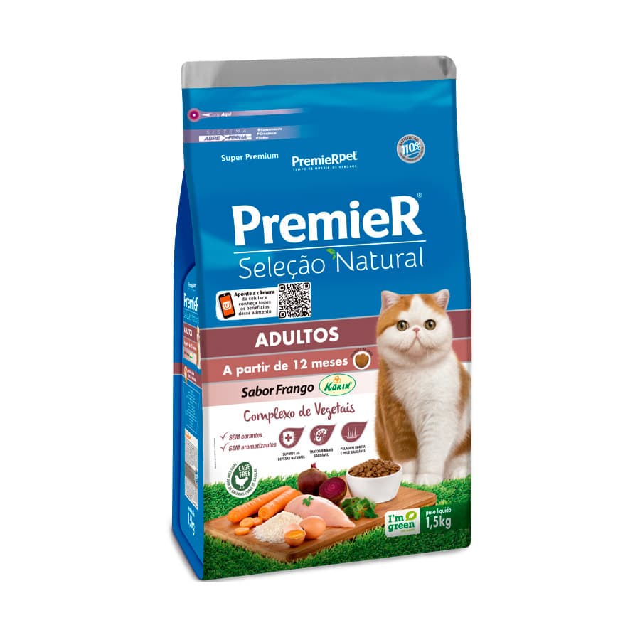 PREMIER SEL.NAT.GATO ADULTO 1.5KG