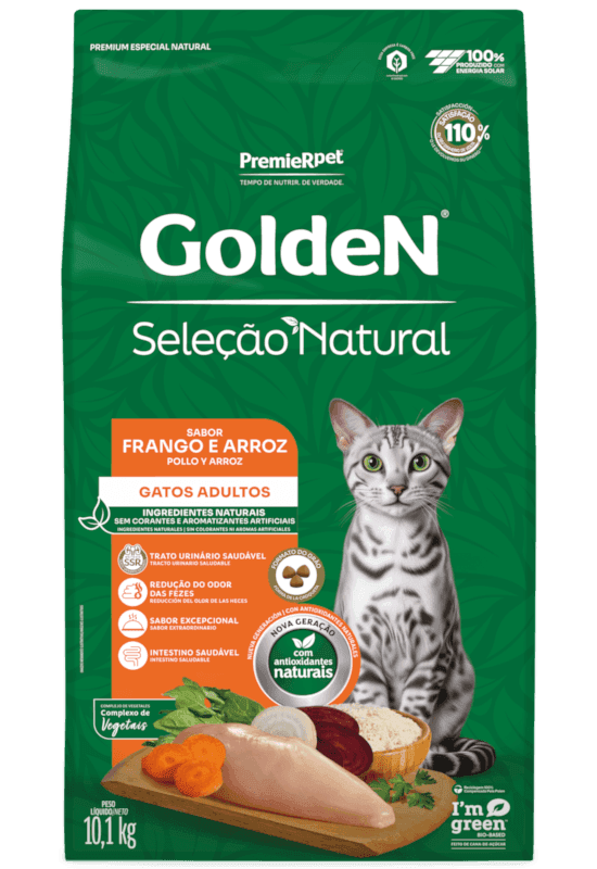 GOLDEN SEL.NATURAL GATO ADULTO 10.1KG