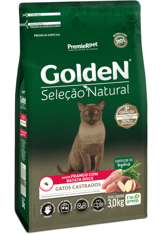 GOLDEN SEL.NAT. GATO CASTR. BATATA DOCE 10.1KG