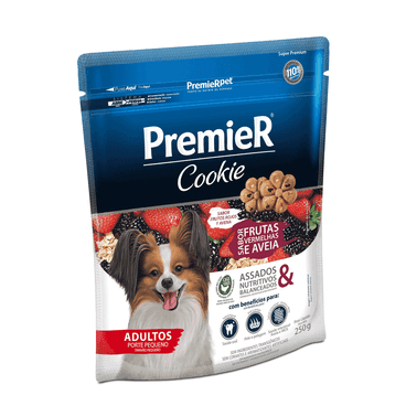 PREMIER COOKIE CÃES AD. PP FRUTAS VERMELHAS 250GR