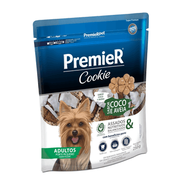 PREMIER COOKIE AD. RÇS PEQ. COCO/AVEIA 250GR