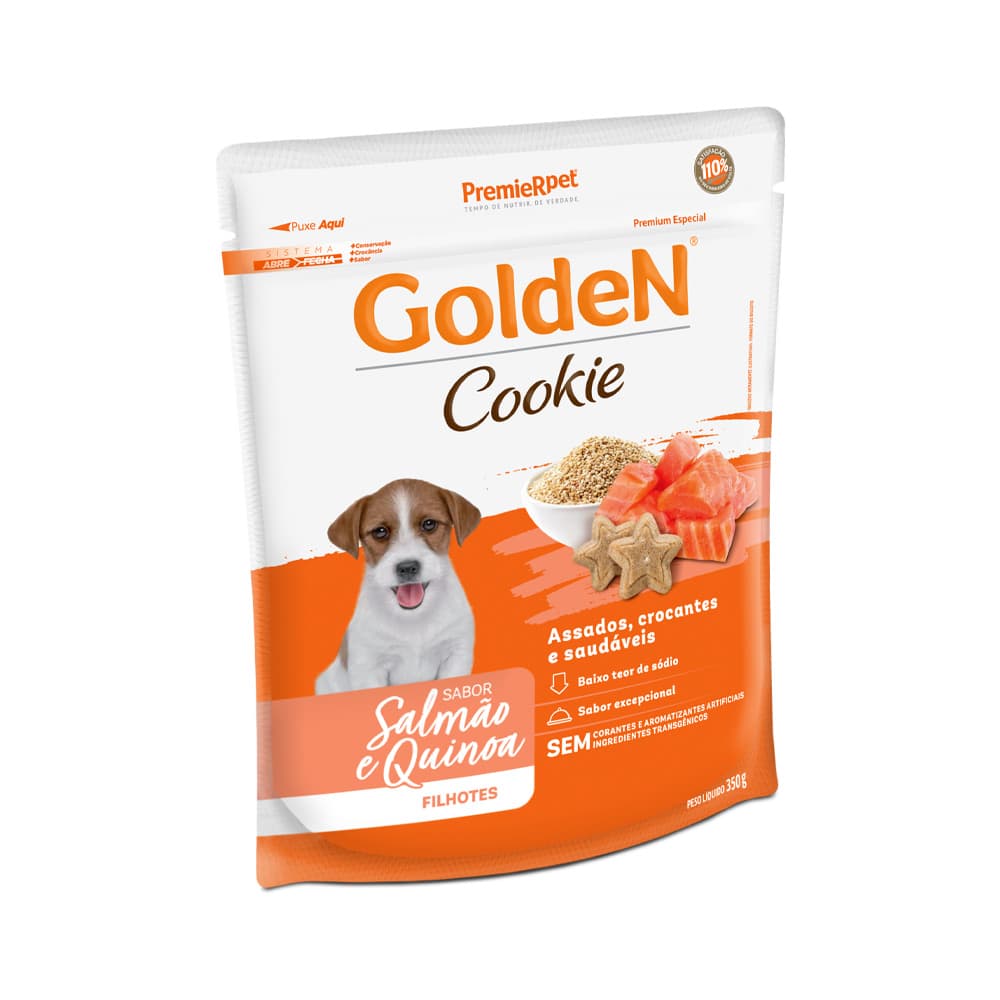 GOLDEN COOKIE FILHOTES SALMAO & QUINOA 350GR