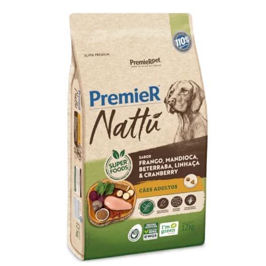 PREMIER NATTU AD. MANDIOCA 12KG