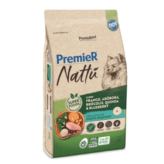 PREMIER NATTU AD. PEQ. PORTE ABOBORA 10.1KG