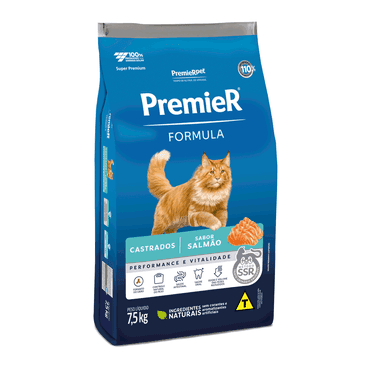 PREMIER FOR.GATO AD.CASTR.SALMAO 7.5KG